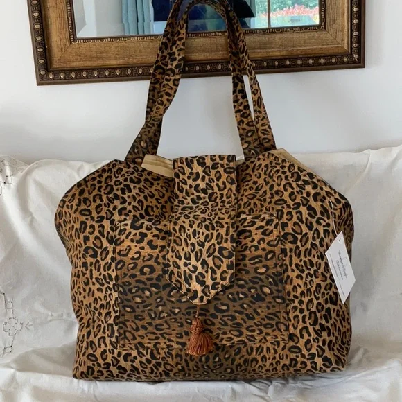 Classic Style Animal Print Tote Bag by Margaret Boyle - Picture 2 of 10